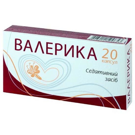 Валерика капсулы 350 мг №20